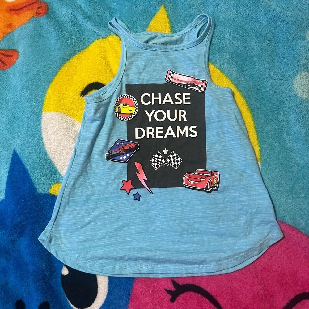 🏎️ Disney Cars 3 Girls Tank Top - Size 6/6x​​​